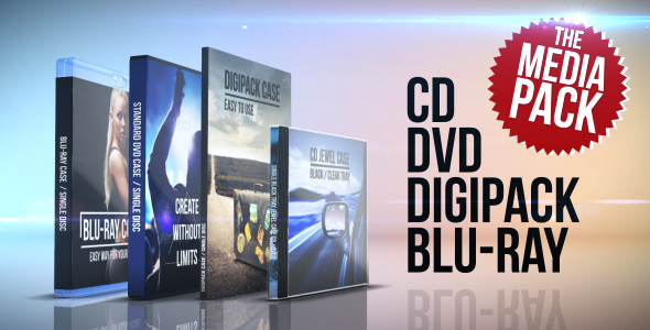 The Media Pack - CD, Blu-Ray, DVD, Digipack